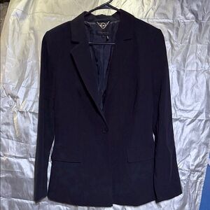 Donna Karan Elegant Navy Suit Jacket